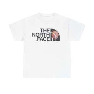 Kim Jong Un North Face Parody Funny Graphic Meme Humor Unisex Gift T-shirt